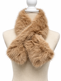 Bufanda de Pelo Sintético para Mujer – Suave, Cálida y Elegante – 94 × 13 cm 270063