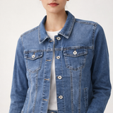 Chaqueta Vaquera Clásica con Elasticidad pacj017-1