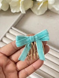 Peineta broche lazo terciopelo bro399 - FELIZ SHOPPING 