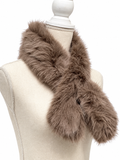 Bufanda de Pelo Sintético para Mujer – Suave, Cálida y Elegante – 94 × 13 cm 270063