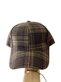 Gorra de Lana a Cuadros Vintage -Vintage Plaid Wool Cap Go899