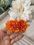 Conjunto Flamenco de Flores – Pendientes y Peineta - FELIZ SHOPPING 