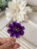 Conjunto Flamenco de Flores – Pendientes y Peineta - FELIZ SHOPPING 