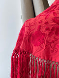LM2-270049 MANRONCILLO BORDADO MEDIANA PARA ADULTOS Y NIÑAS  ROJO - FELIZ SHOPPING 