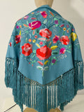 LM270039 MANTONCILLO BORDADO FLAMENCO AZUL 1 - FELIZ SHOPPING 