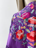 Mantón Flamenco Bordado con Flecos -Mantoncillo de Flamenca -Varios Colores Tk 270039 - FELIZ SHOPPING 