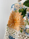 MANTONCILLO CELESTE ESTAMPADO MADRONO MANT3399