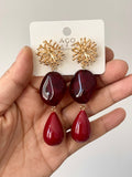 Pendientes artesanales de cuentas de colores – Diseño exclusivo zpen899