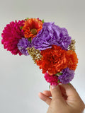 CORONA DE FLAMENCAS PARA NINA  LARGA 18CM ANCHO 8CM FLO1399 - FELIZ SHOPPING 