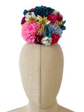 Ramillete de Flores Flamenca Hecha a Mano con Flores de Tela TK-26-f16 - FELIZ SHOPPING 