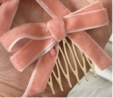 Broche Peine para el Cabello con Lazo de Terciopelo (Varios Colores) Tk-26-bro399