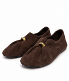Bailarinas Mujer Elegantes con Adorno Dorado, Zapatos Planos Cómodos, Ligeros y Flexibles 6602b
