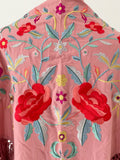 L01-270032 MANTONCILLO BORDADO FLAMENCO ROSA