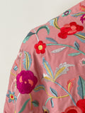 L01-270032 MANTONCILLO BORDADO FLAMENCO ROSA