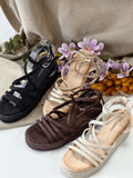 Sandalias Mujer de Plataforma Espadrilles con Suela de Yute 6016 - FELIZ SHOPPING 