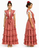 70299 Conjunto Flamenco Piquillo y Falda con Volantes (Camiseta Blanca No Incluida)
