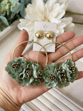 Conjunto Flamenco de Flores – Pendientes y Peineta TK-26-p - FELIZ SHOPPING 