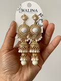 Pendientes largos con flecos y cuentas-Estilo flamenca pen1199