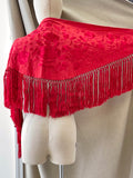 LM2-270049 MANRONCILLO BORDADO MEDIANA PARA ADULTOS Y NIÑAS  ROJO - FELIZ SHOPPING 