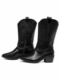 Botas cowboy de caña media estilo western K5050