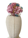 Ramillete de Flores Flamenca Hecha a Mano con Flores de Tela TK-26-f16 - FELIZ SHOPPING 