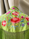 LM270040 MANRONCILLO BORDADO MEDIANA PARA ADULTOS Y NIÑAS VERDE 36 - FELIZ SHOPPING 