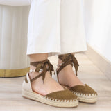 Esparto planas con cintas -Cómodas y versátiles para verano 9018 6018