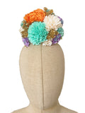 Ramillete de Flores Flamenca Hecha a Mano con Flores de Tela TK-26-f16 - FELIZ SHOPPING 