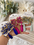 Pendientes flamencos de flor con lágrima -Largos llamativos y elegantes PEN1399