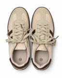 Zapatillas Casual Retro Combinadas de Mujer -Efecto Ante -Suela de Goma CC268