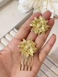 BROCHE Y PEINETA FLORE BRO599