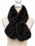 Bufanda de Pelo Sintético para Mujer – Suave, Cálida y Elegante – 94 × 13 cm 270063