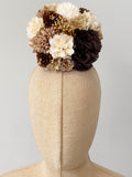 Ramillete de Flores Flamenca Hecha a Mano con Flores de Tela TK-26-f16 - FELIZ SHOPPING 