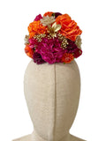 Ramillete de Flores Flamenca Hecha a Mano con Flores de Tela TK-26-f16 - FELIZ SHOPPING 