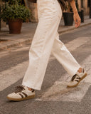 Zapatillas casual retro de pana combinada -Deportivas bajas TT400