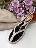 Alpargatas Mujer con Lazo – Sandalias Espadrilles de Yute Verano MY592