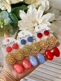 PENDIENTE FLAMENCO CON PIRDRA NATURAL PEN999 - FELIZ SHOPPING 