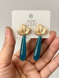 Pendientes artesanales de cuentas de colores – Diseño exclusivo zpen899