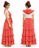 70299 Conjunto Flamenco Piquillo y Falda con Volantes (Camiseta Blanca No Incluida)
