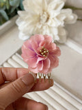 Conjunto Flamenco de Flores – Pendientes y Peineta - FELIZ SHOPPING 