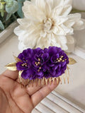 Conjunto Flamenco de Flores – Pendientes y Peineta - FELIZ SHOPPING 