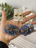 Flamenco de Flores – Pendientes y Peineta
