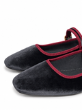 Bailarinas Mary Jane para Mujer -Punta Cuadrada -Suaves y Cómodas -Correa con Hebilla YR8895