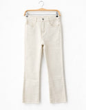 Jeans cropped de tiro alto y pierna acampanada-Varios colores 3873