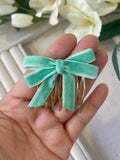 Peineta broche lazo terciopelo bro399 - FELIZ SHOPPING 