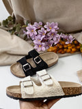 Sandalias Mujer Tipo Bio con Doble Hebilla MY115
