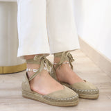 Esparto planas con cintas -Cómodas y versátiles para verano 9018 6018