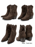 Botas cowboy para mujer de punta afilada con tacón