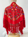 LB0367 MANTONCILLO BORDADE ROJO MANT8999