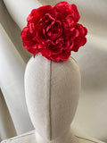 FLOR FLAMENCA GRANDE PEONÍA MAXI 17CM DIÁMETRO  FLO699